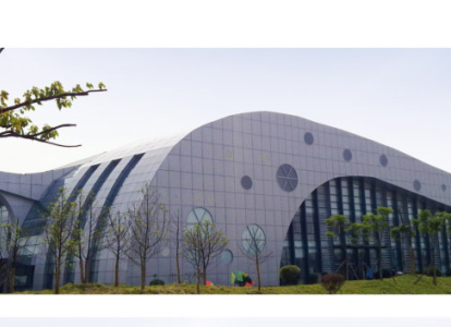 玉门会议中心外景网架工程